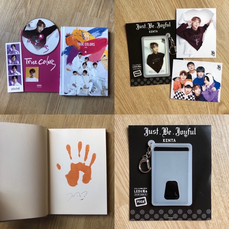 OFFICIAL ALBUM JBJ TRUE COLORS II-II FULL SET UNSEALED (FULLSET) & KENTA LED PIICA TRANSPORT CARD CA