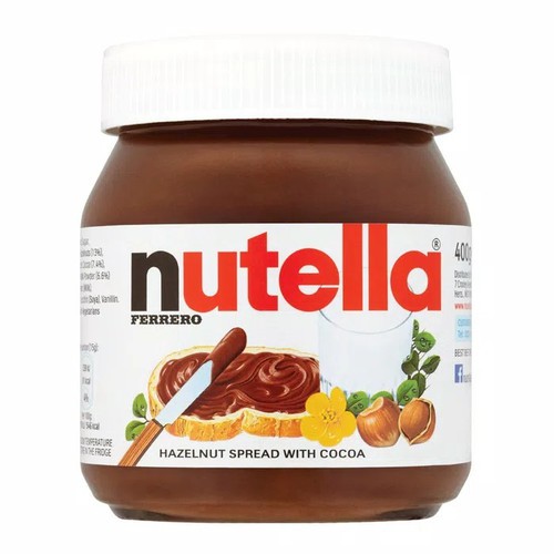 

NUTELLA FERRERO HAZELNUT SPREAD WITH COCOA 350GR