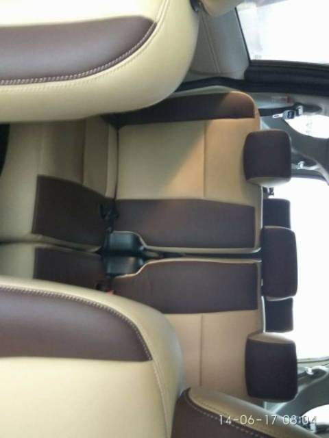 Sarung jok mobil HONDA BRIO bahan MB-TECH CAMARO-3