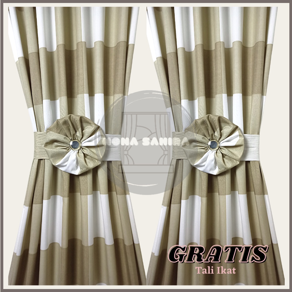 Gorden Spiral Kupu2 Jendela Minimalis Ikat Pita Murah