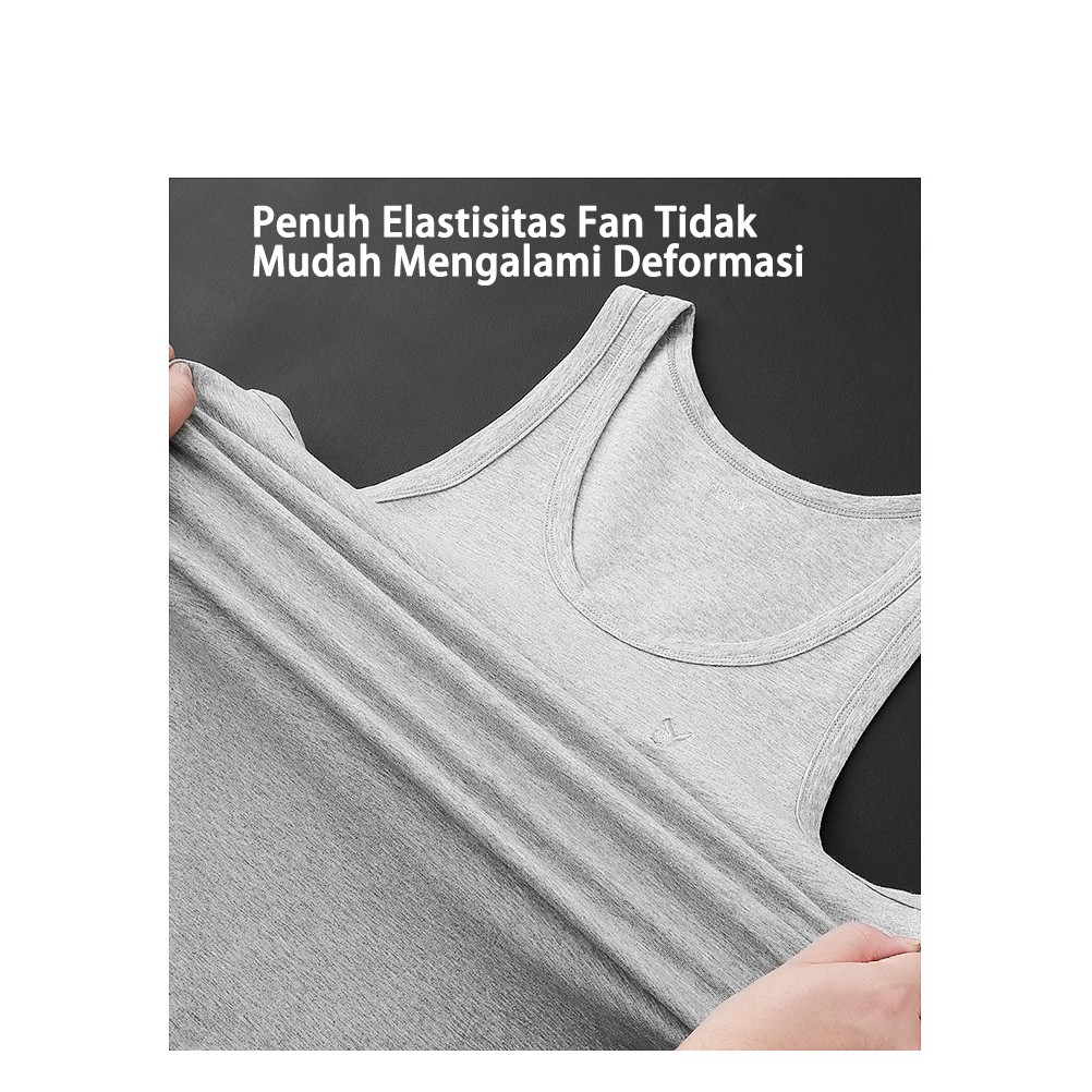 KEANU MEN | Kaos dalam pria dewasa singlet pria tanktop Jumbo warna polos katun premium