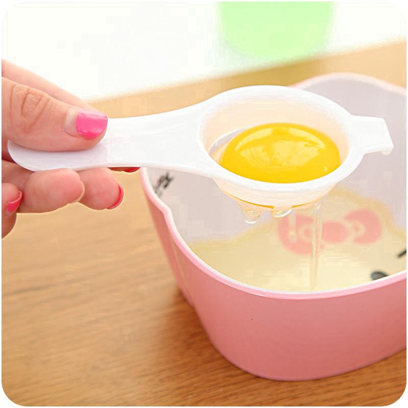 Eco Friendly Bakeware Gadget Egg Yolk Separator / Mini Egg Sieve Device  Kitchen Accessories