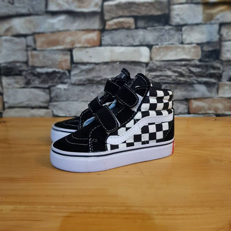 SEPATU ANAK CATUR SK8 PREMIUM HIGH QUALITY SEPATU ANAK VANS CHECKERBOARD