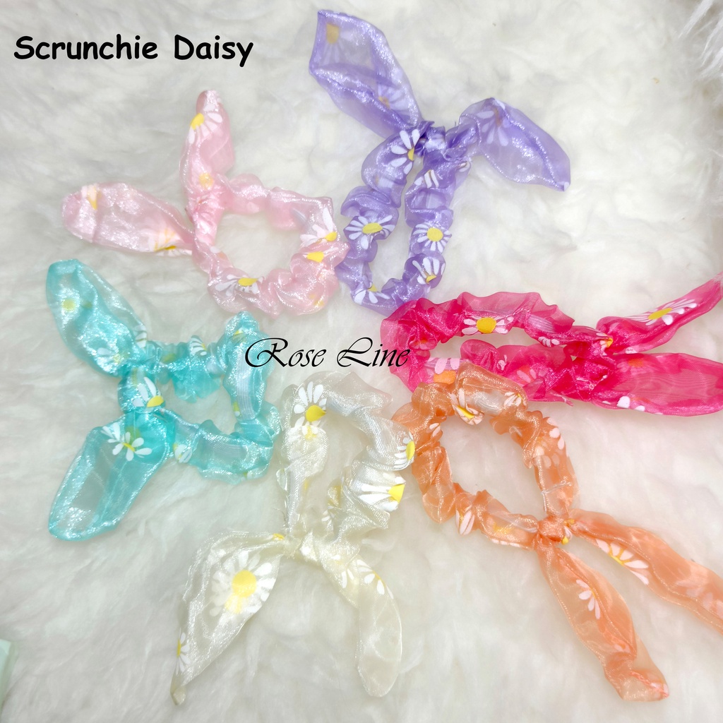 Scrunchie Cantik Daisy