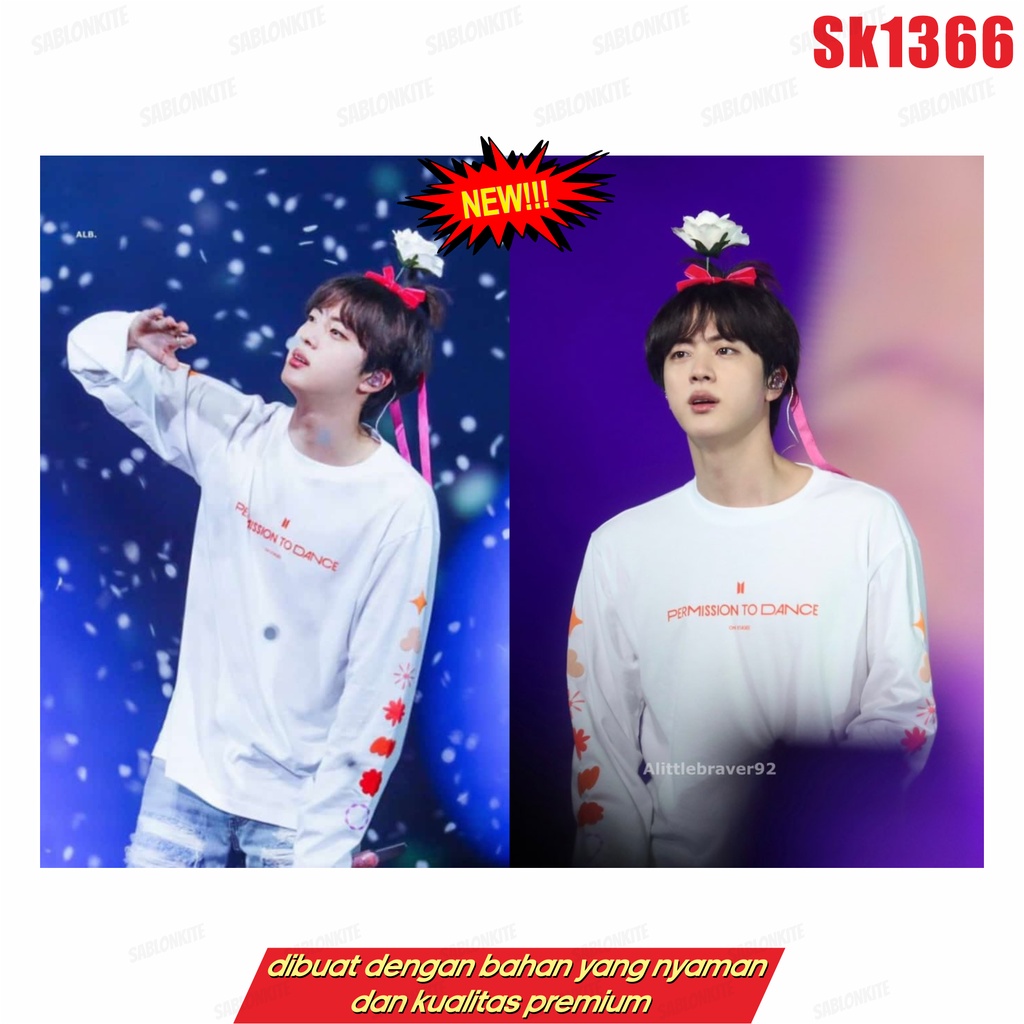 MURAH!!! KAOS KPOP SEOKJIN JIN PERMISSION TO DANCE ON STAGE SK1366 UNISEX