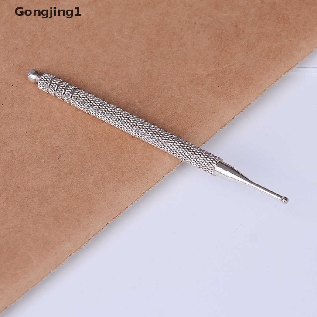 Gongjing1 Alat Pijat Akupuntur Telinga Auricle Flexible Warna Silver