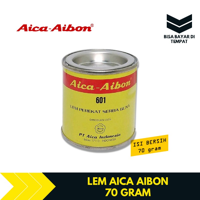 

Lem Aica Aibon Kuning 601 Kecil 70 Gram TBA788