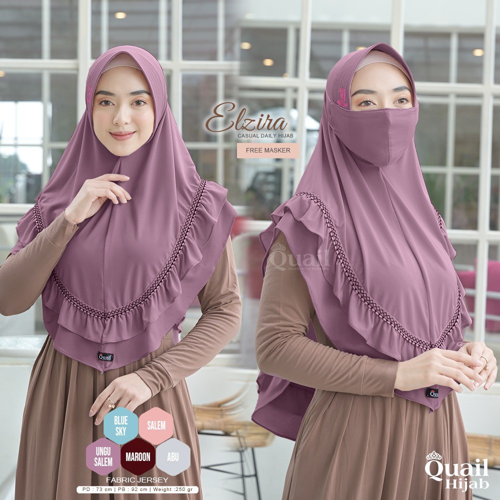 HIJAB INSTANT ELZIRA ORI FARRAH ARJUNA HIJAB