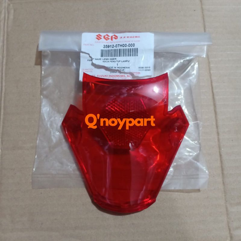 lens mika stop lamp stoplamp rem merah taillight thail light lampu belakang original suzuki smash ne