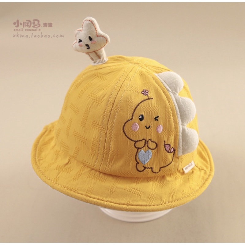 Topi Bucket Anak Bayi Model Pikachu / Baby Hat-Kuning