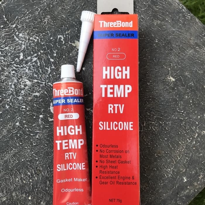 Threebond high temp no 2 red 75 gram THREEBOND HIGH TEMP RTV SILICONE Super Sealer no 2 75gr