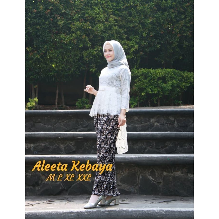 Kebaya Brukat Aurora Modern Trendy Kekinian