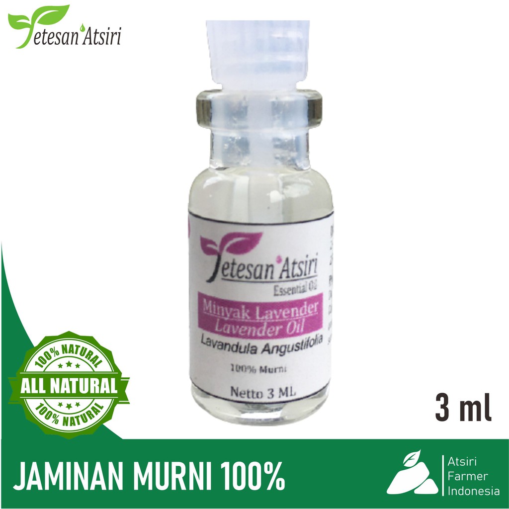 3ml minyak atsiri lavender murni 100% lavender pure essential oil 100% aromatherapy diffuser