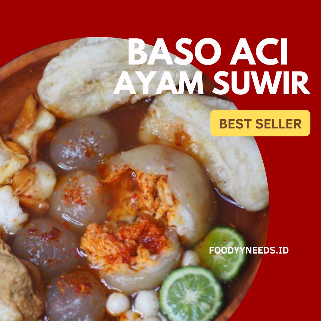 Jual Baso Aci Ayam Suwir Baso Aci Jumbo Isi Ayam Suwir Shopee Indonesia