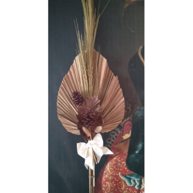 Paket 5 in 1 Sudah Dirangkai Daun Palm Pampas Sikas dan Paket 5 in 1 Sudah Dirangkai Daun Palm Pampas Sikas dan