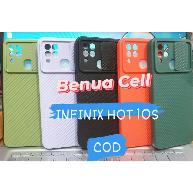 INFINIX HOT 10S - SOFCASE SLIDE KAMERA FOR INFINIX HOT 10S CASE SLIDE KAMERA