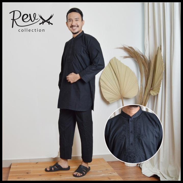 Setelan Pakistan Hitam Setelan Kurta