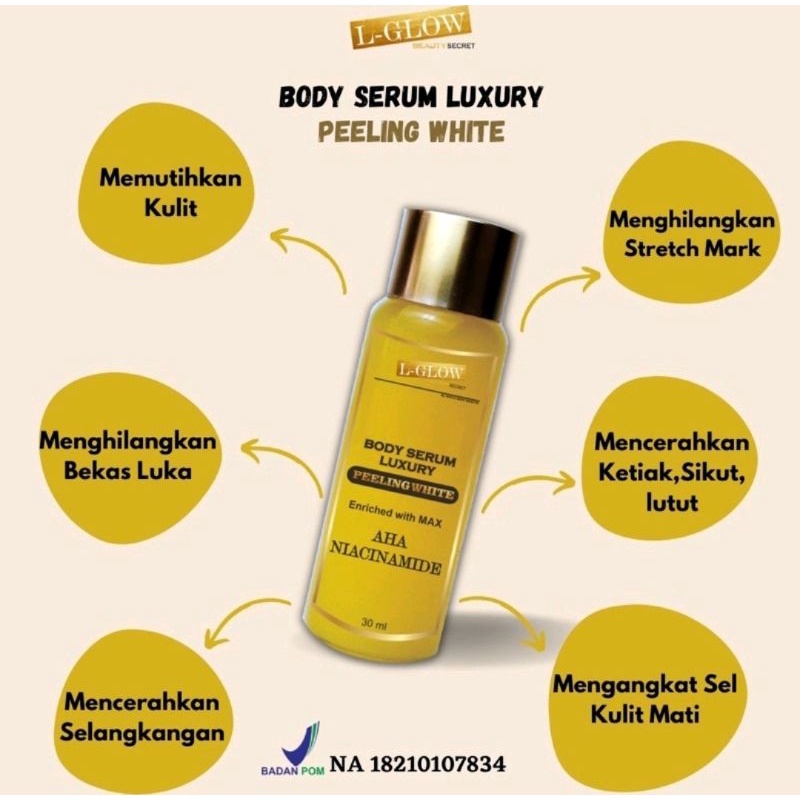 L-GLOW BEAUTY SERUM LUXURY PEELING WHITE