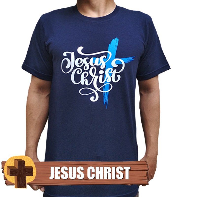 JESUS CHRIST, Kaos Rohani Katolik, Kaos Rohani Kristen, Baju Rohani, Kaos Rohani Jesus Christ