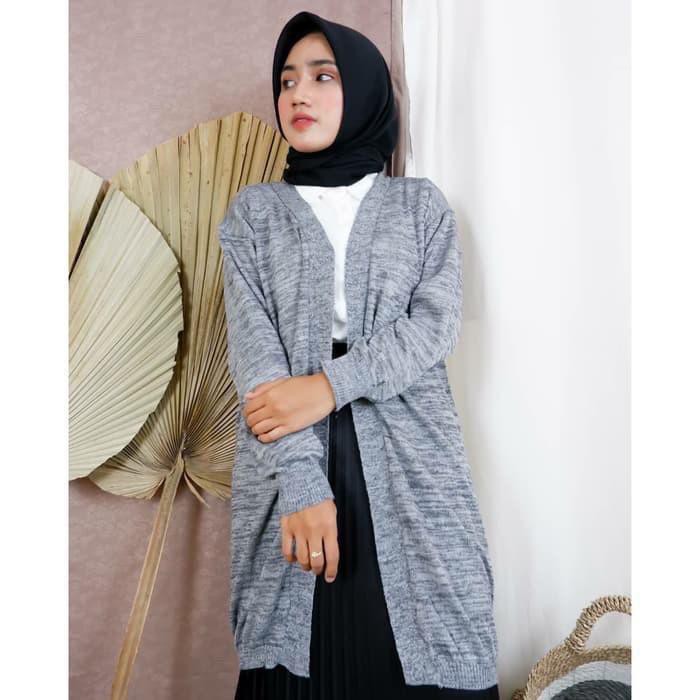 zelline official cardigan rajut long twiss