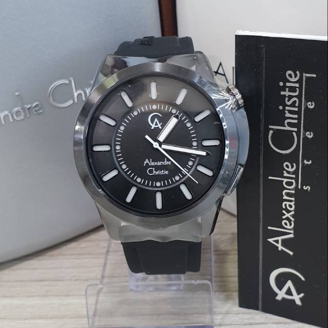 JAM TANGAN ALEXANDRE CHRISTIE AC8632MH BLACK