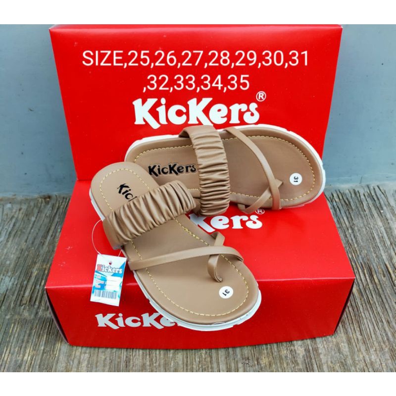 sandal anak japit Kickers wanita / sandal anak tali slempang