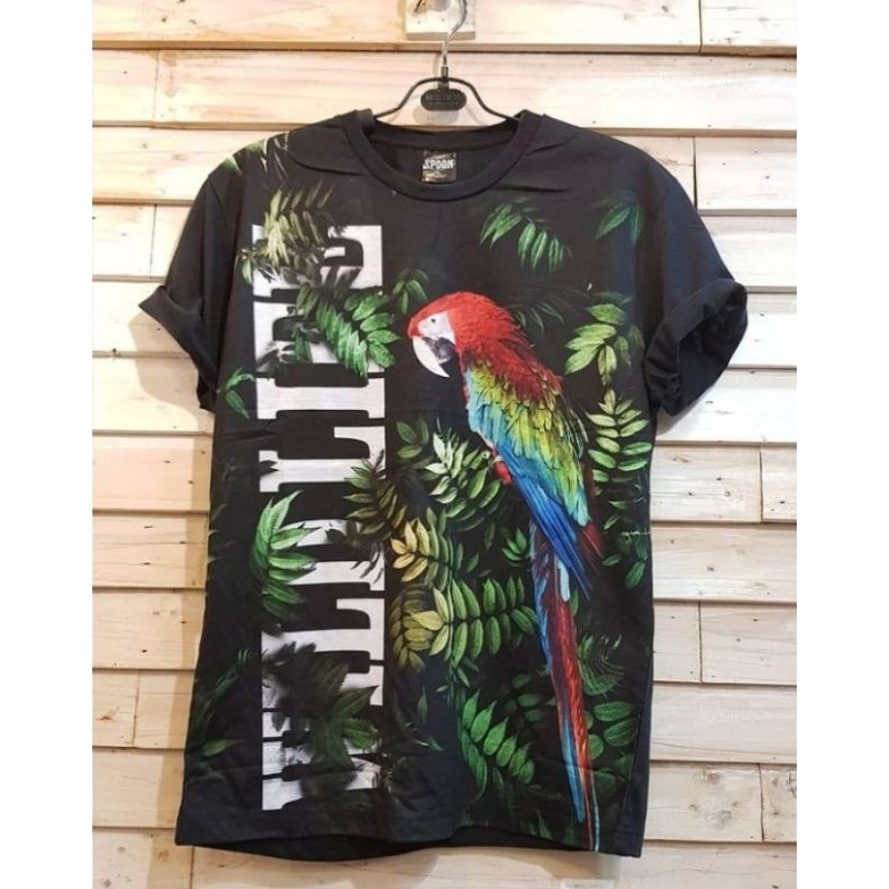 Tshirt Baju Kaos Printing 3D Bird Wildlife Burung Bangkok Thailand Fullprint Print Import Distro