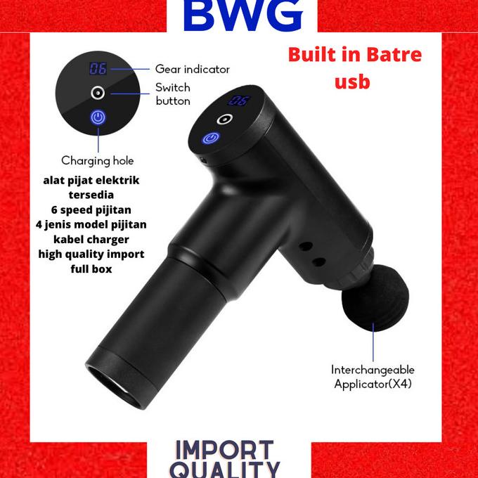 Massage Gun Alat Pijat Getar Alat Pijat elektrik alat pijit portable