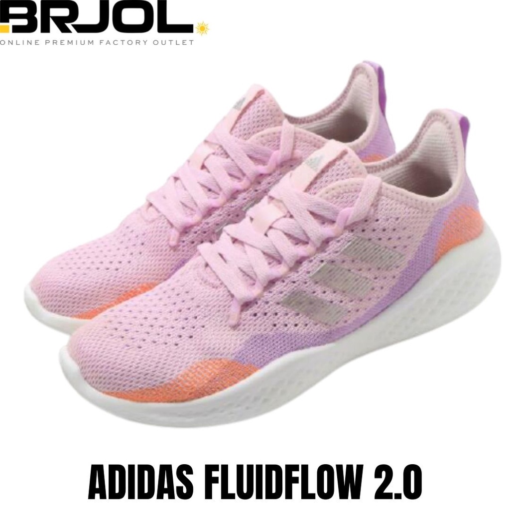 SEPATU LARI RUNNING WANITA ORIGINAL ADIDAS FLUIDFLOW 2.0 FZ1979 SUMMER 2021