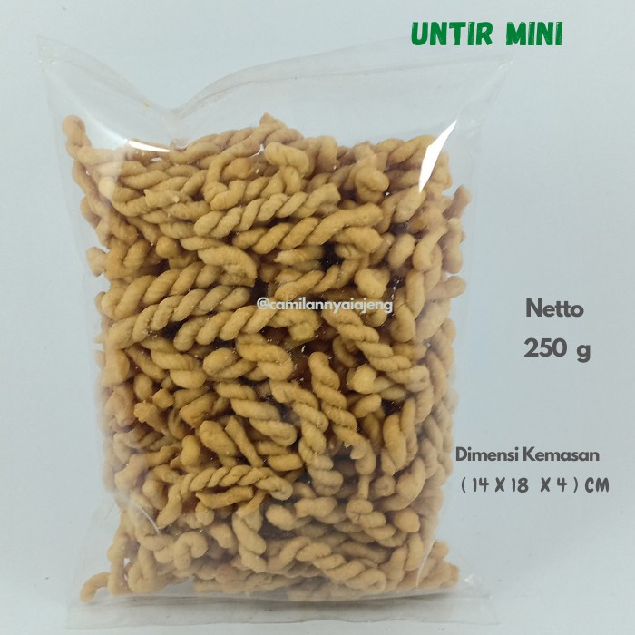 

Kue Tambang Untir Mini Manis Gurih Camilan Kiloan 250 g