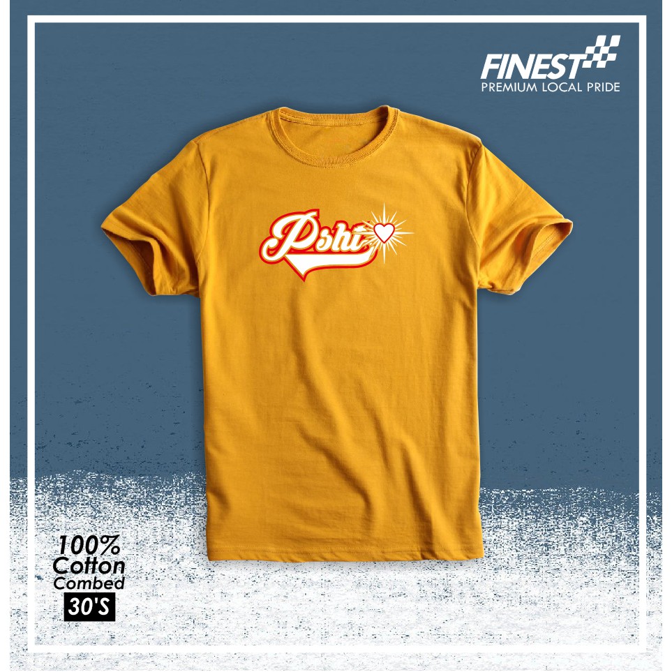 Baju Kaos Tshirt Pencak Silat PSHT warna KUNING Cotton Combed 30s Kualitas Distro Termurah