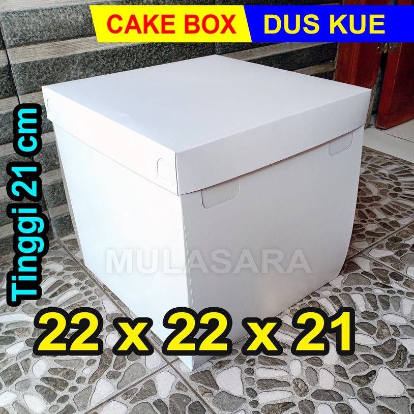 

DUS 22x22x21 cm/22x22/ Dus Kue ulang tahun/ Box Kue/ box Roti/ Cake Box/ kotak kue/Dus bolu