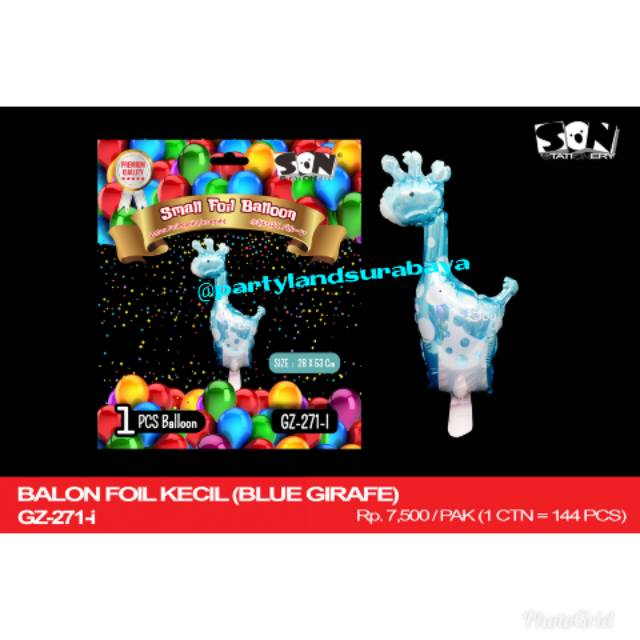 

Blue girafe kecil