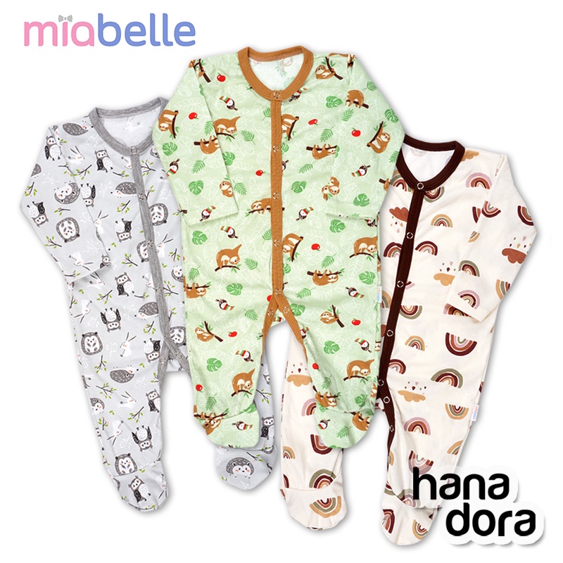 Miabelle Sleepsuit Close Foot - Baju Tidur Bayi