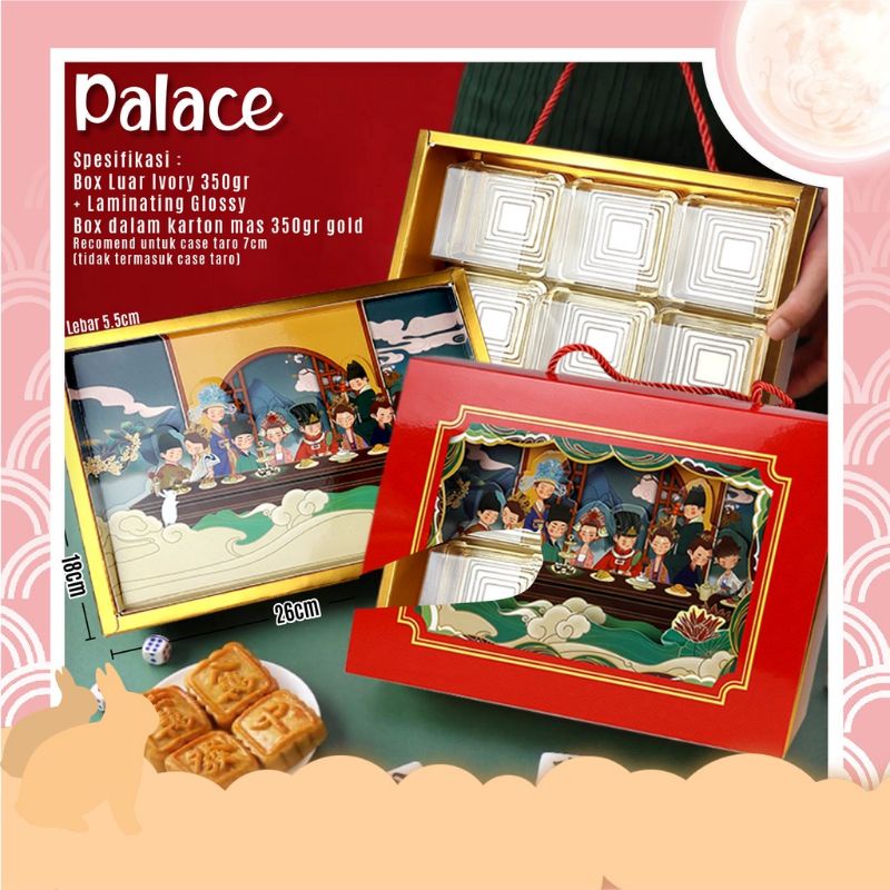 BOX MOONCAKE / PACKAGING MOONCAKE - PALACE