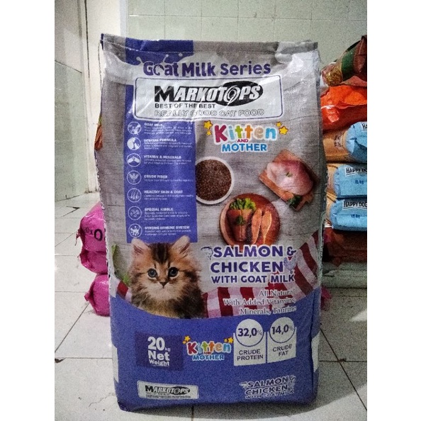 Makanan Kucing Markotops Kitten 20kg Makanan kucing Markotop