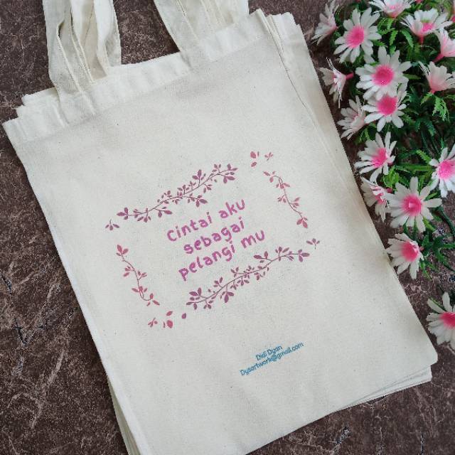 Tas Blacu 30x40 cm, Free Custom Gambar Full Colour