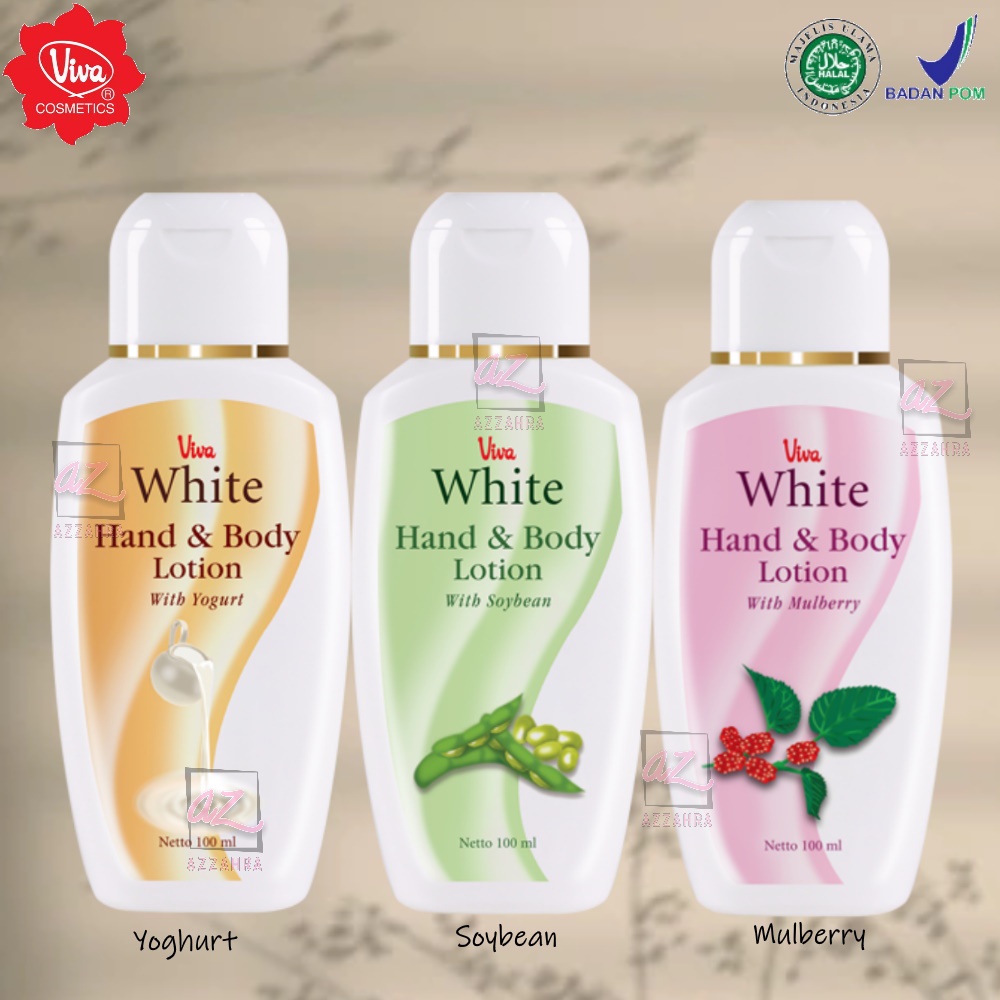 Viva White Hand &amp; Body Lotion 100ml Mulberry | Yogurt | Soybean