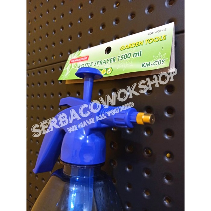 Kenmaster Botol Sprayer 1500 ml Biru KM-C09 Semprotan Disinfektan