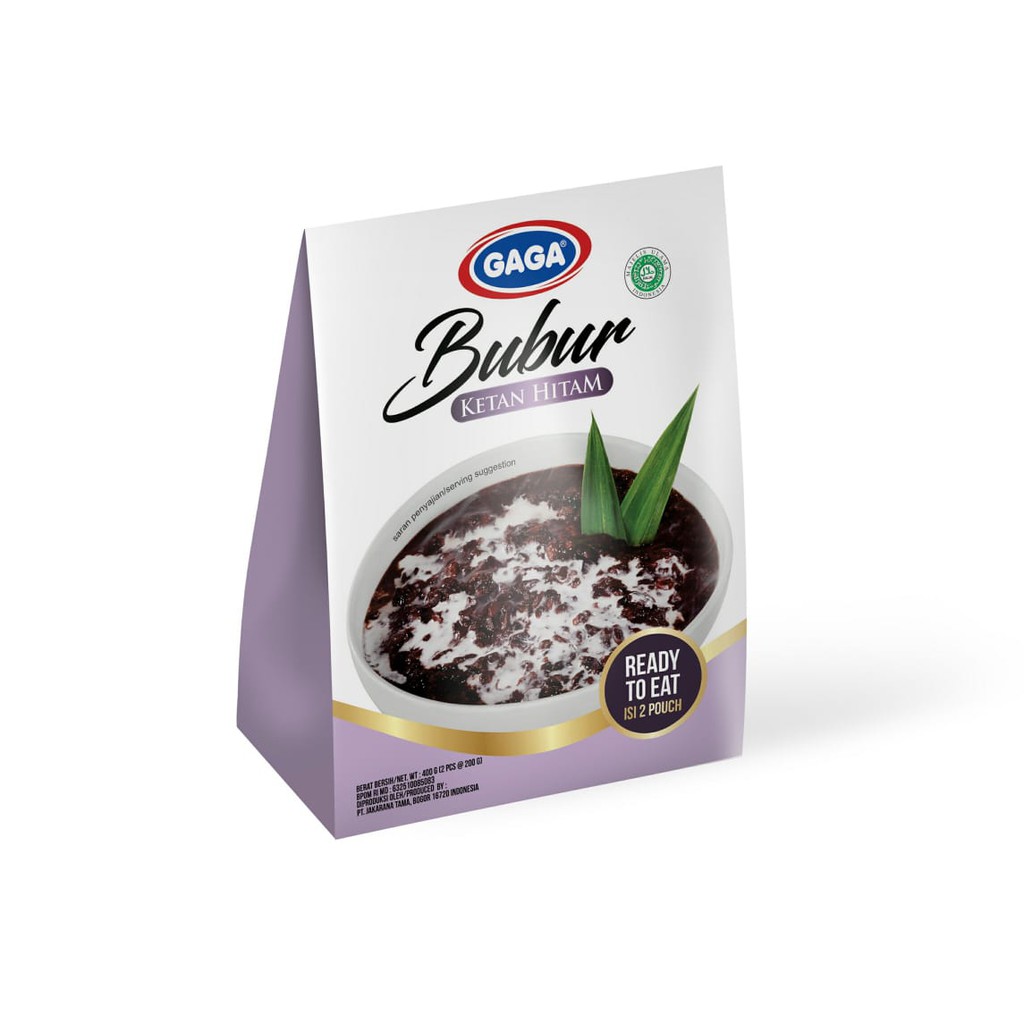 

Gaga Bubur Ketan Hitam Paket 1 Packs (2 Pouch)