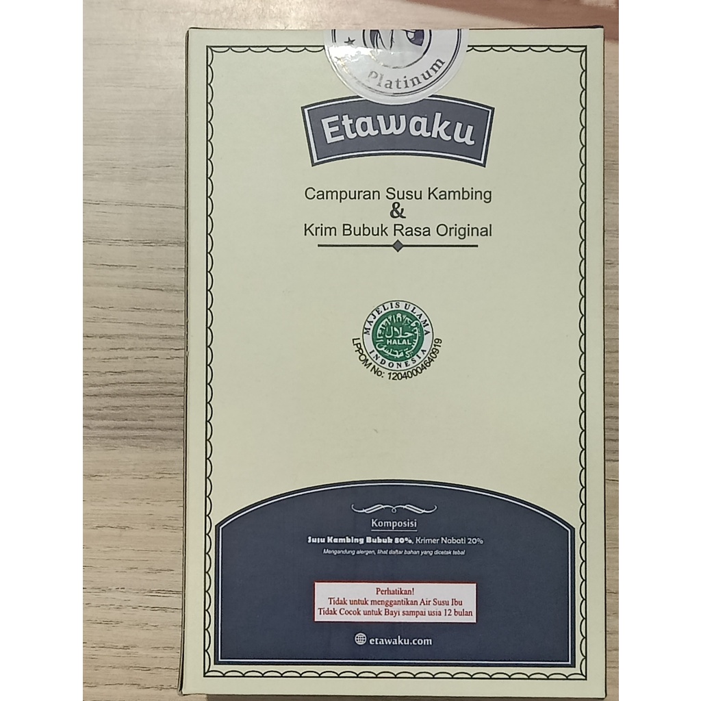 ETAWAKU PLATINUM - Susu kambing etawa