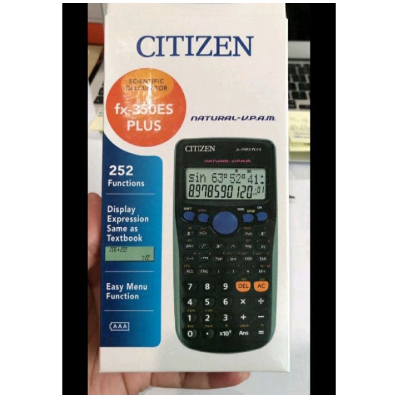 

CITIZEN FX-350ES - Scientific Calculator / Kalkulator Ilmiah FX 350 ES