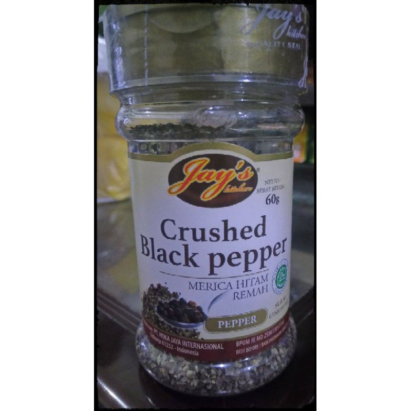 

Jay's Crushed black pepper murah enak packing ori 60