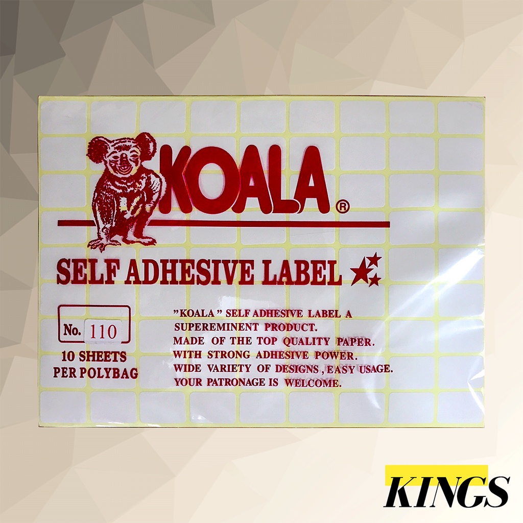 

Self Adhesive Label / Sticker Label Polos No 110