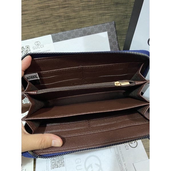 DOMPET GC EMBOS BENDERA KIRI KANAN GG BESAR(BARCODE+NO SERI)FREE BOX+PAPERBAG