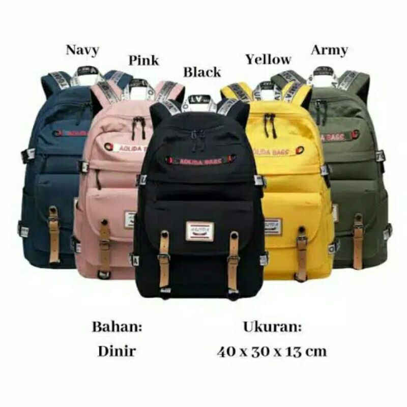 TAS SEKOLAH TK/SD/SMP/SMA ANELLO RANSEL BANYAK WARNA SALE