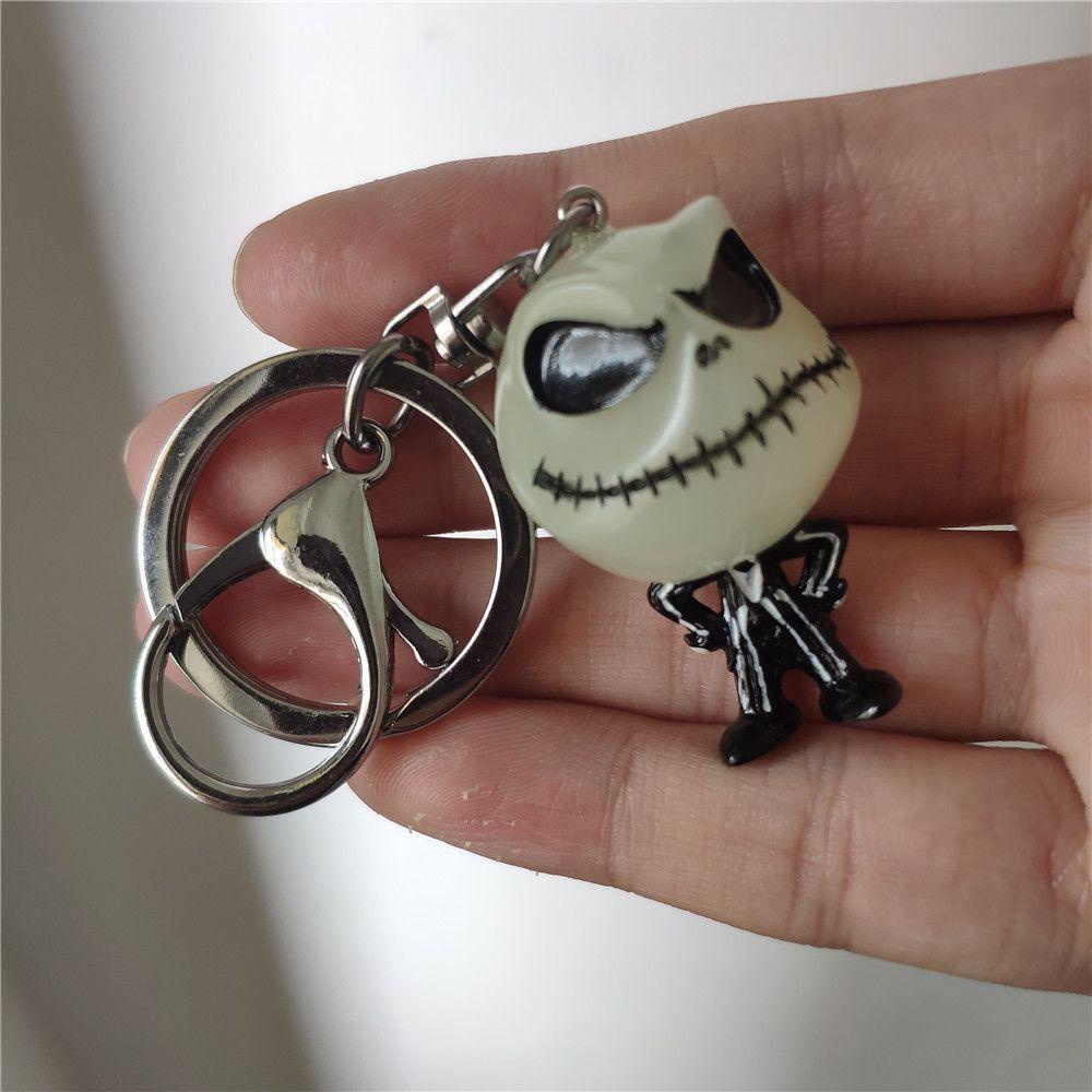 Agustina Gantungan Kunci 3D Aksesoris Mobil Skeleton Liontin Key Holder Skeleton Keyiing Skull Keychain