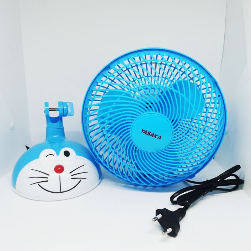 kipas angin duduk/desk fan yasaka 8in 2in1 doraemon/kumbang