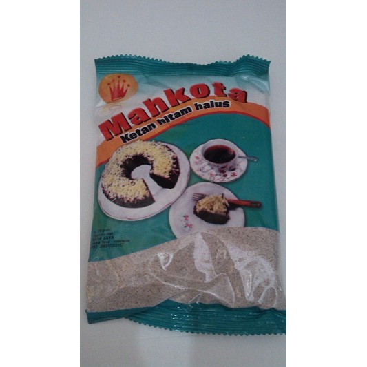 

Tepung bolu ketan hitam mahkota, item, instan 250gr