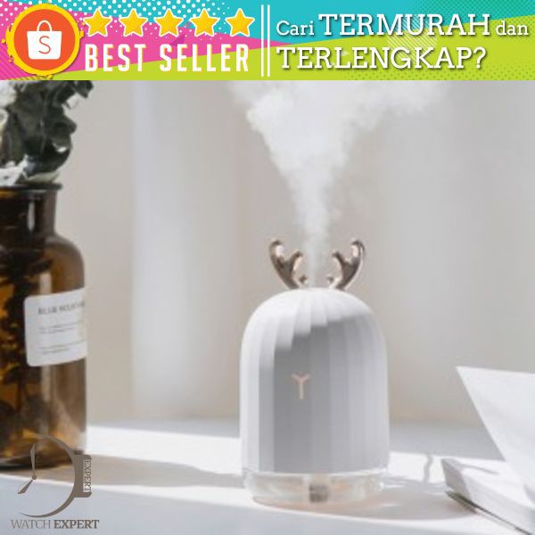 3Life Air Humidifier Pelembab Udara Aromatherapy 220ml - White Deer - White